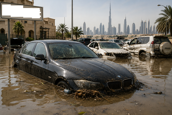 Flooded Cars